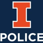 Police response outside Bousfield Hall at the University of Illinois in Champaign